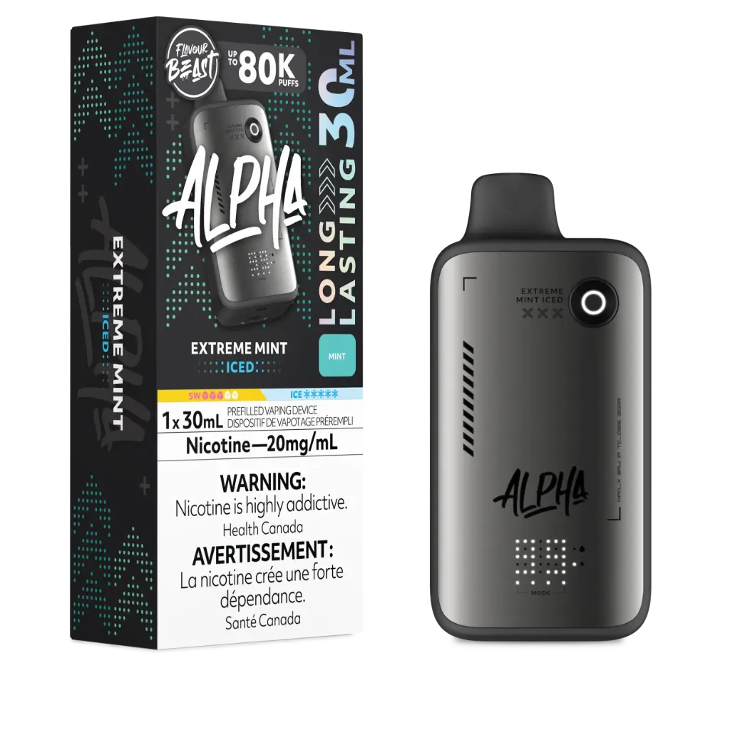 FLAVOUR BEAST ALPHA 80K (30ML) - Extreme Mint Iced