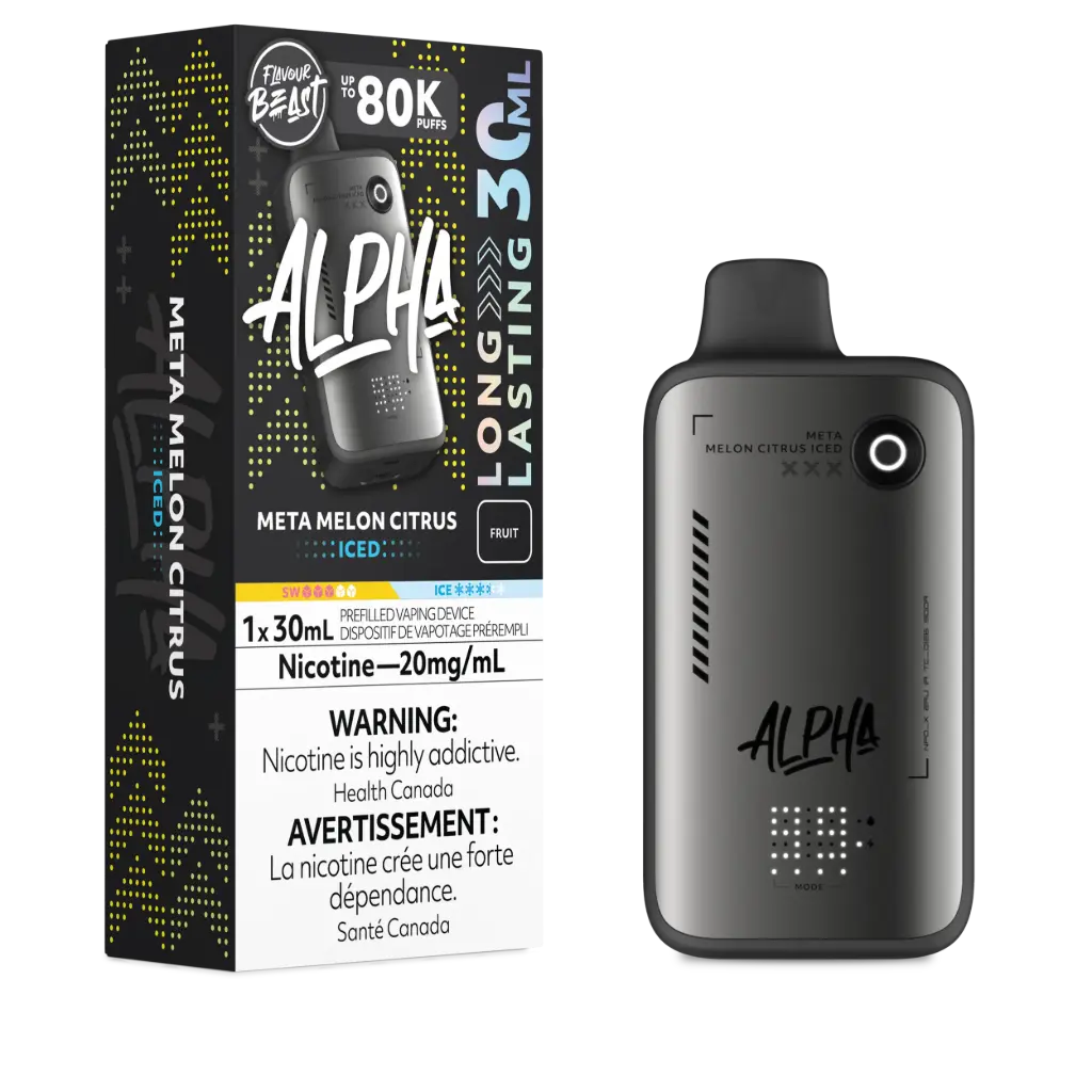 FLAVOUR BEAST ALPHA 80K (30ML) - Meta Melon Citrus Iced