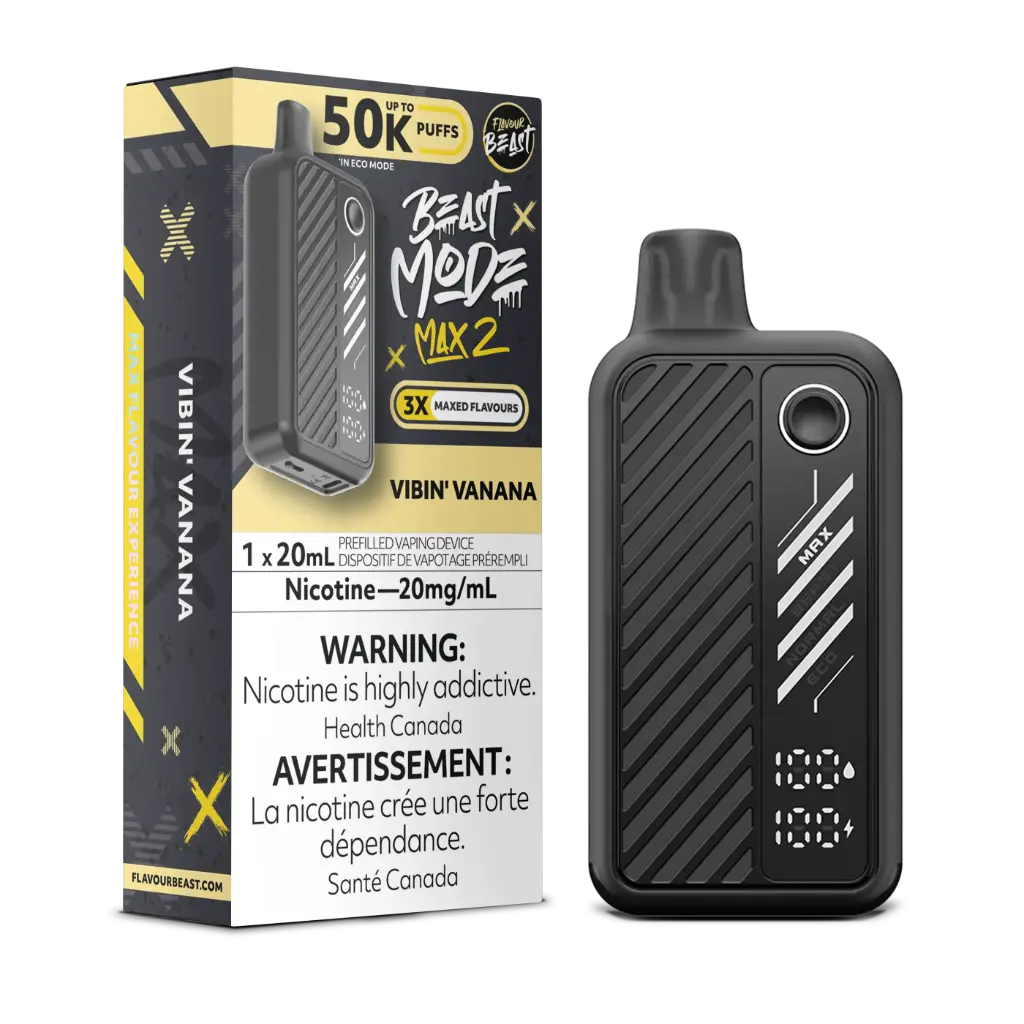 FLAVOUR BEAST BEAST MODE MAX 2 50K (20ML) - Vibin' Vanana