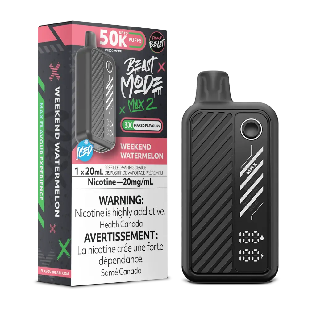 FLAVOUR BEAST BEAST MODE MAX 2 50K (20ML) - Weekend Watermelon