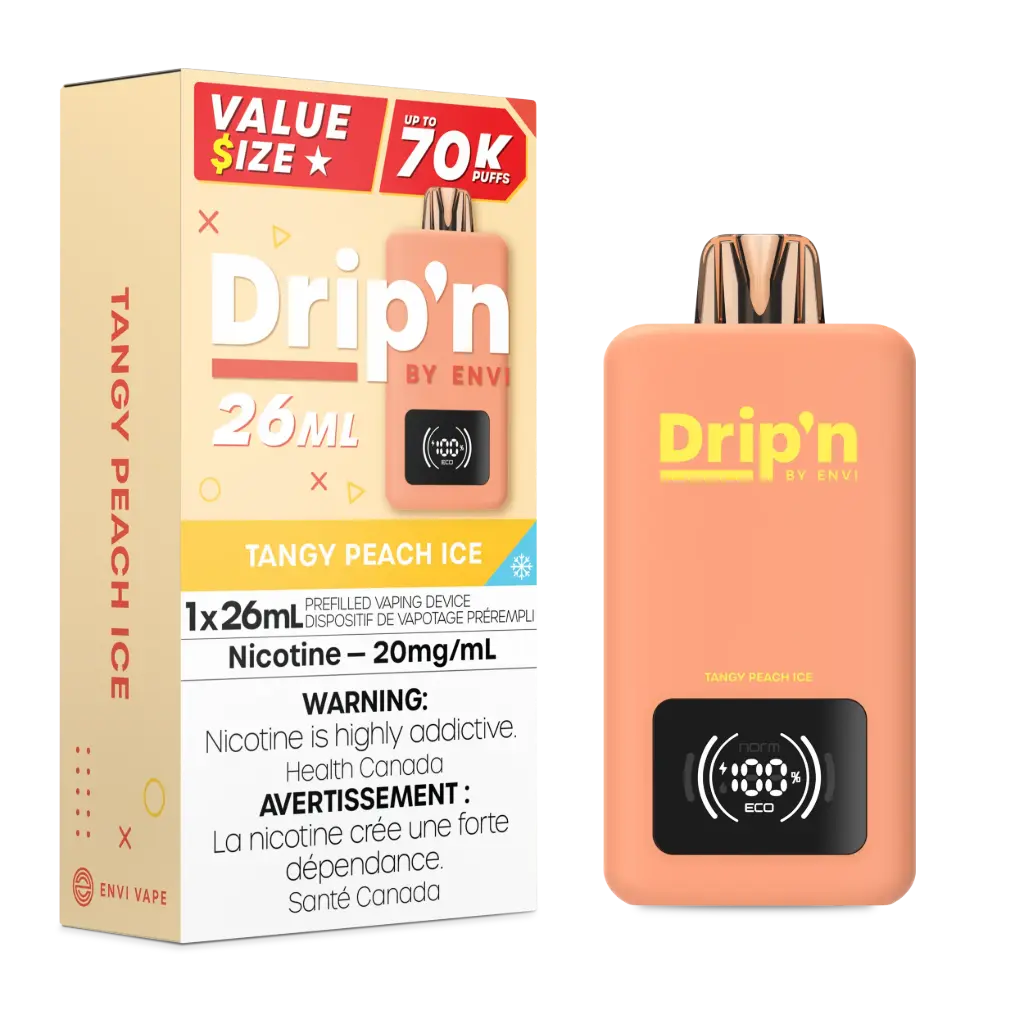 DRIP'N 70K (26ML) - Tangy Peach Ice
