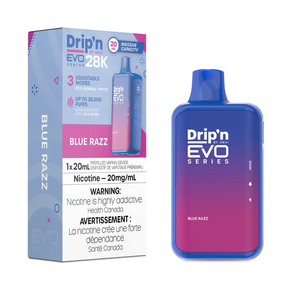 DRIP'N EVO 28K (20ML) - · Blue Razz