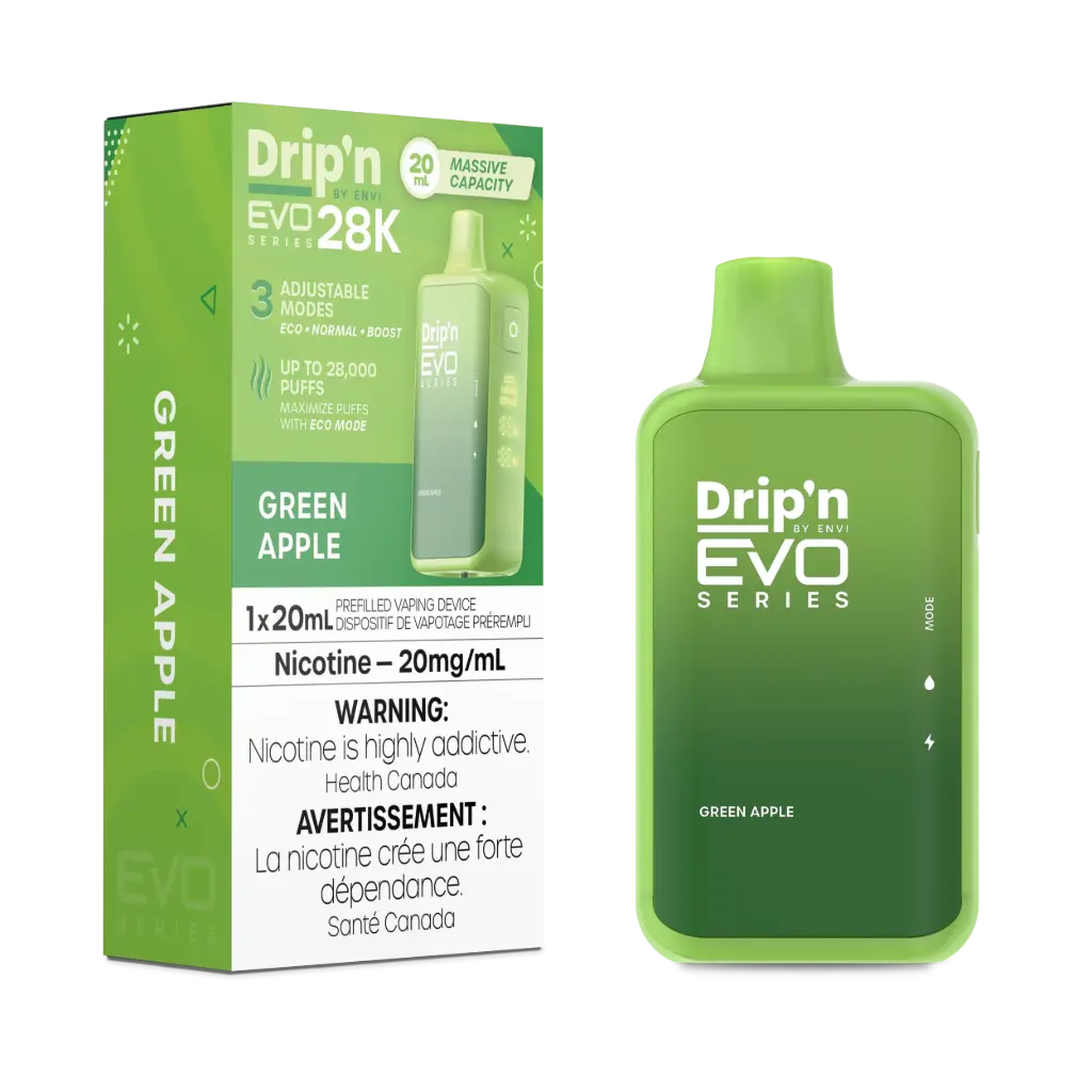 DRIP'N EVO 28K (20ML) - · Green Apple