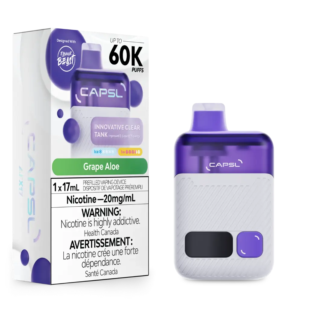 CAPSL 60K (17ML) - Grape Aloe