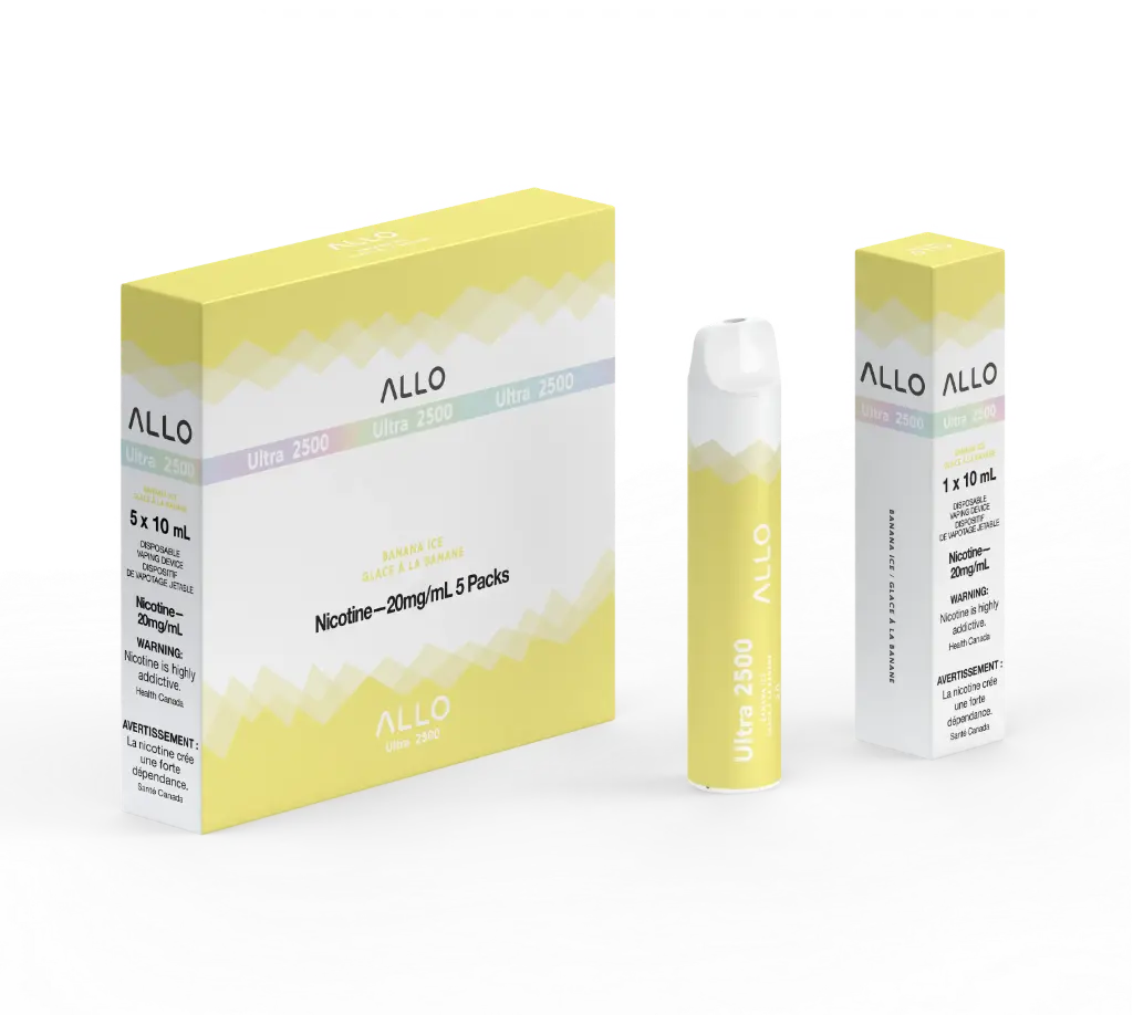 ALLO ULTRA 2500 (8ML) - Banana Ice