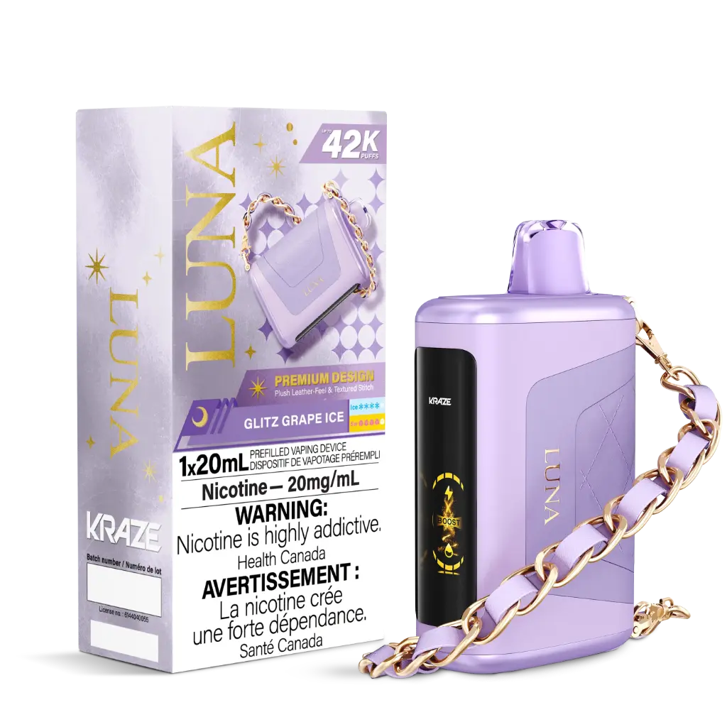 KRAZE LUNA 42K (20ML) - Glitz Grape Ice