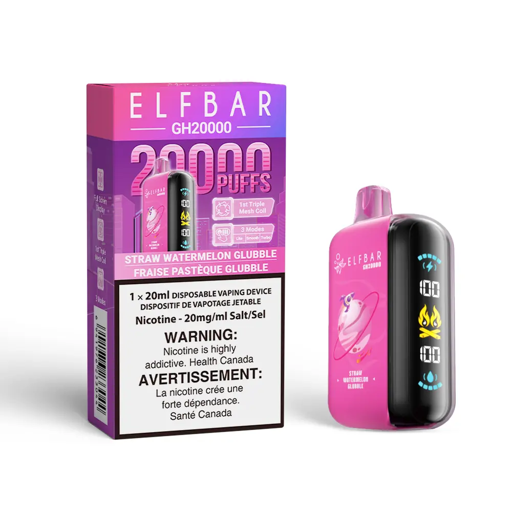 ELFBAR GH20K (20ML) - STRAWBERRY WATERMELON GLUBBLE