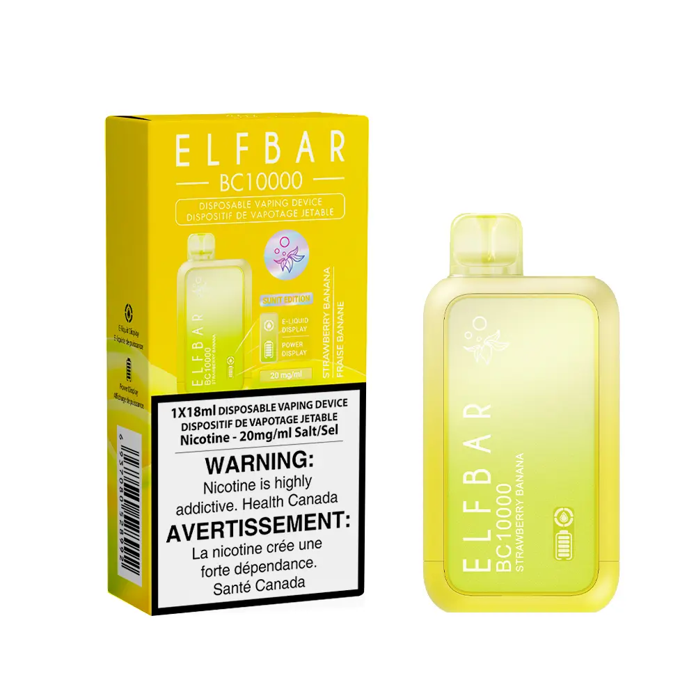 ELFBAR BC10K (16ML) - STRAWBERRY BANANA