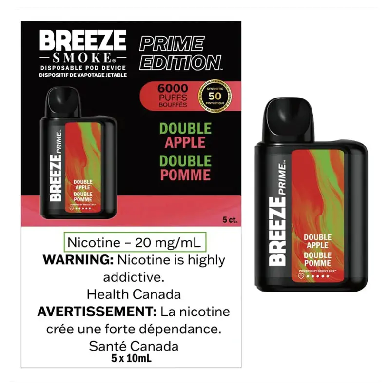 BREEZE PRIME S50 6000 (8ML) - DOUBLE APPLE