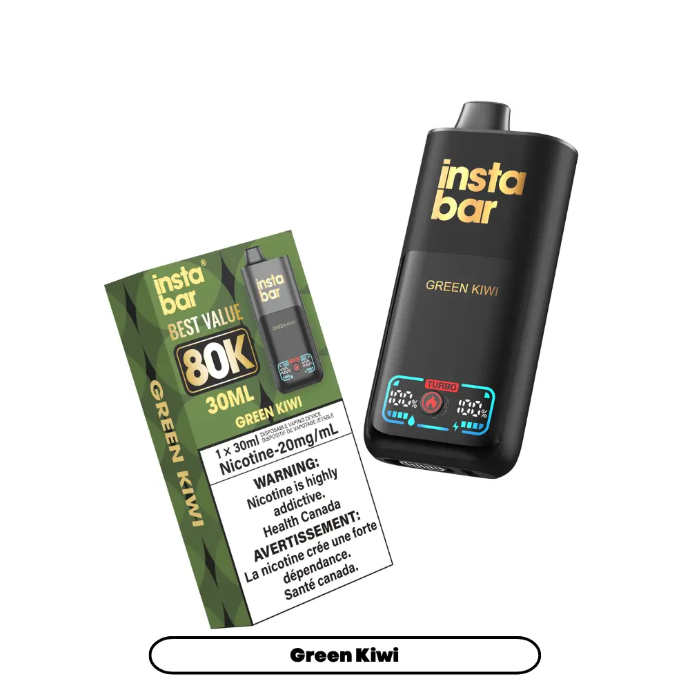 INSTABAR 80K (30ML) - Green Kiwi