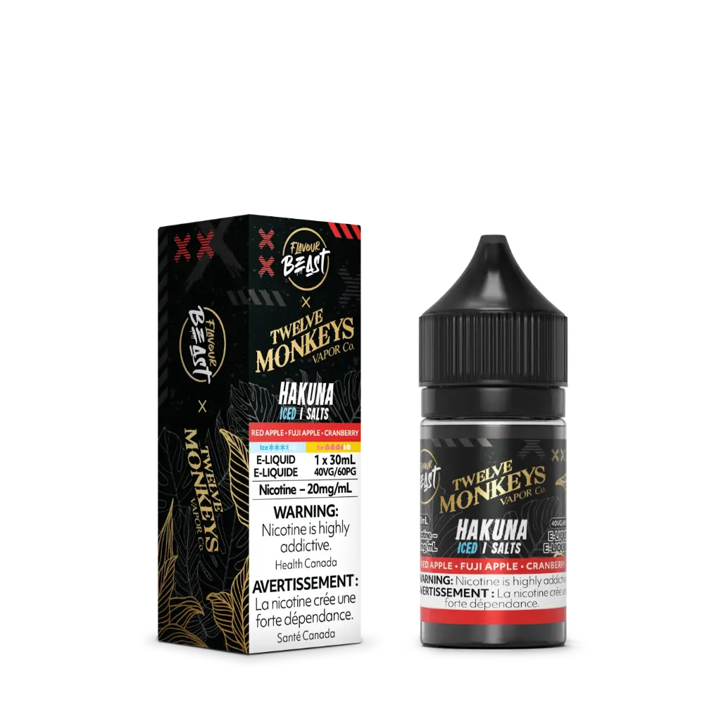Flavour Beast x Twelve Monkey E-Liquid- 30ML - Hakuna (Iced)