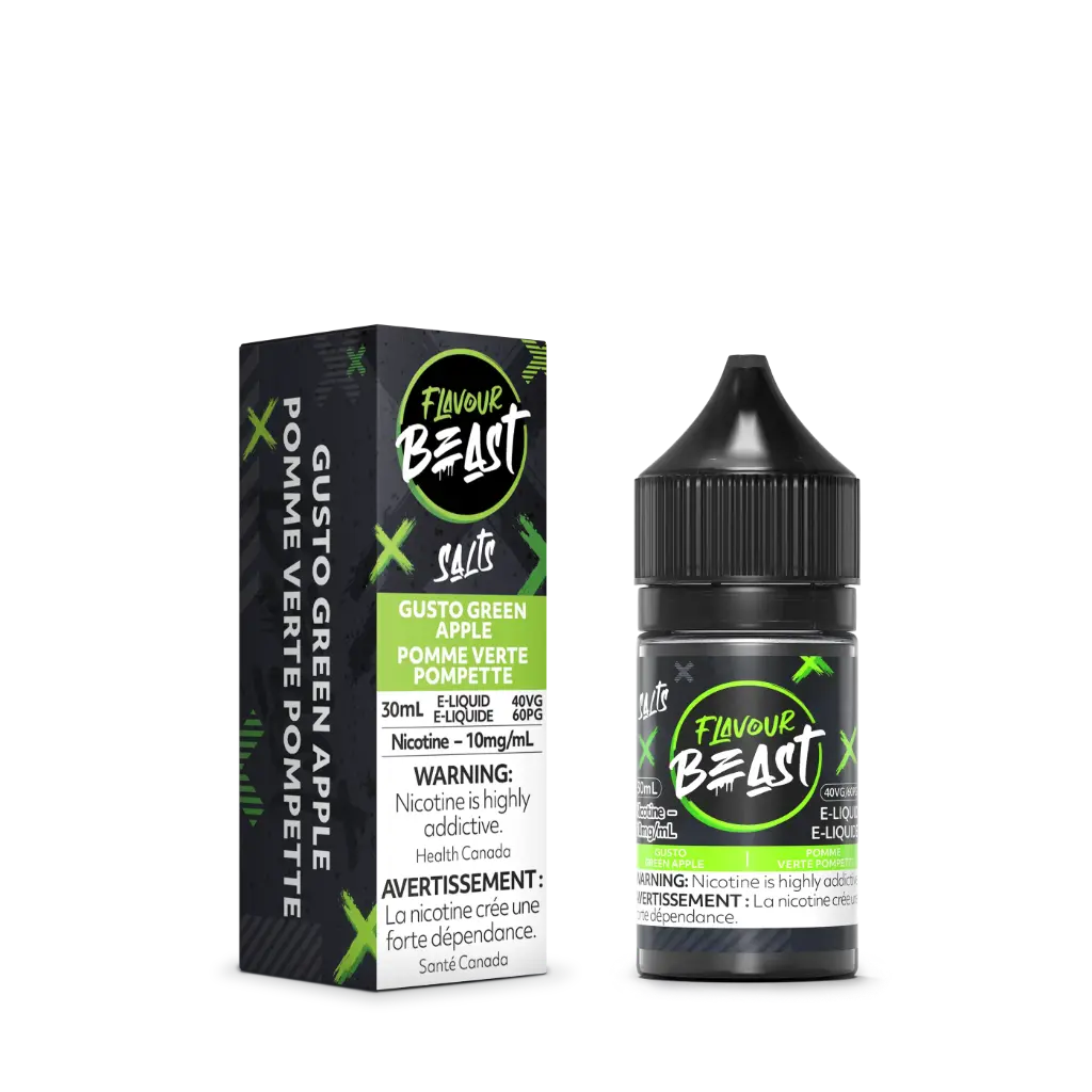 Flavour Beast E-Liquid- 30ML - · Gusto Green Apple