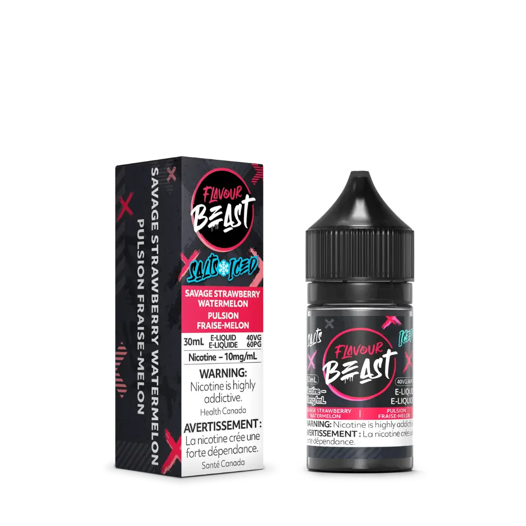 Flavour Beast E-Liquid- 30ML - · Savage Strawberry Watermelon