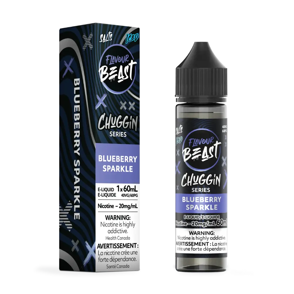 Flavour Beast Chuggin E-Liquid- 60ml - Blueberry Sparkle
