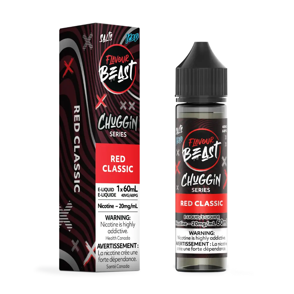 Flavour Beast Chuggin E-Liquid- 60ml - Red Classic