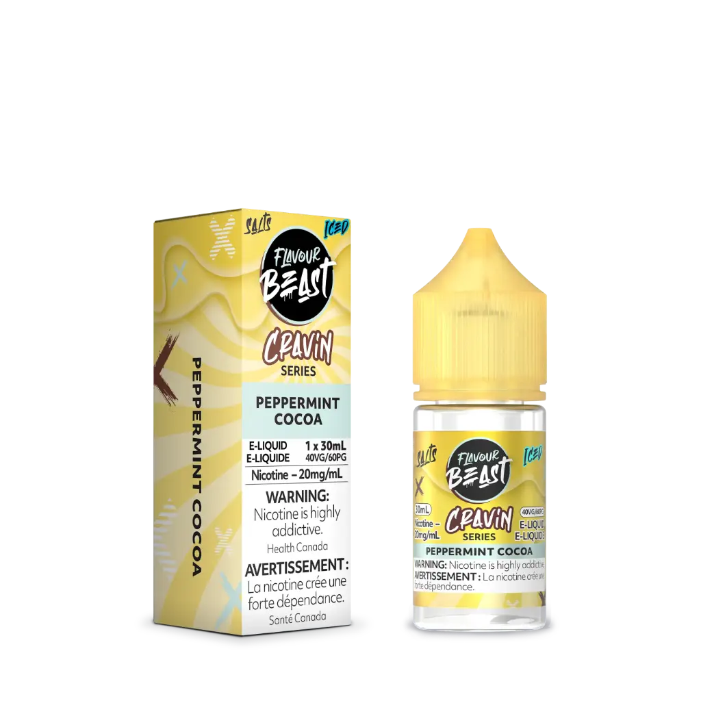 Flavour Beast Cravin E-Liquid- 30ML - Peppermint Cocoa (ICED)