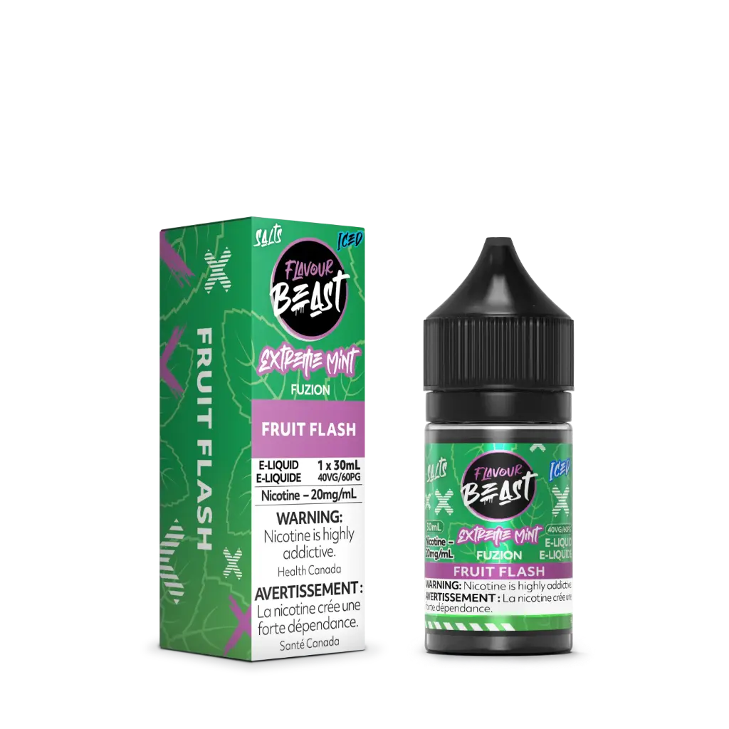 Flavour Beast Fuzion E-Liquid- 30ML - Extreme Mint Fuzion Fruit Flash ICED