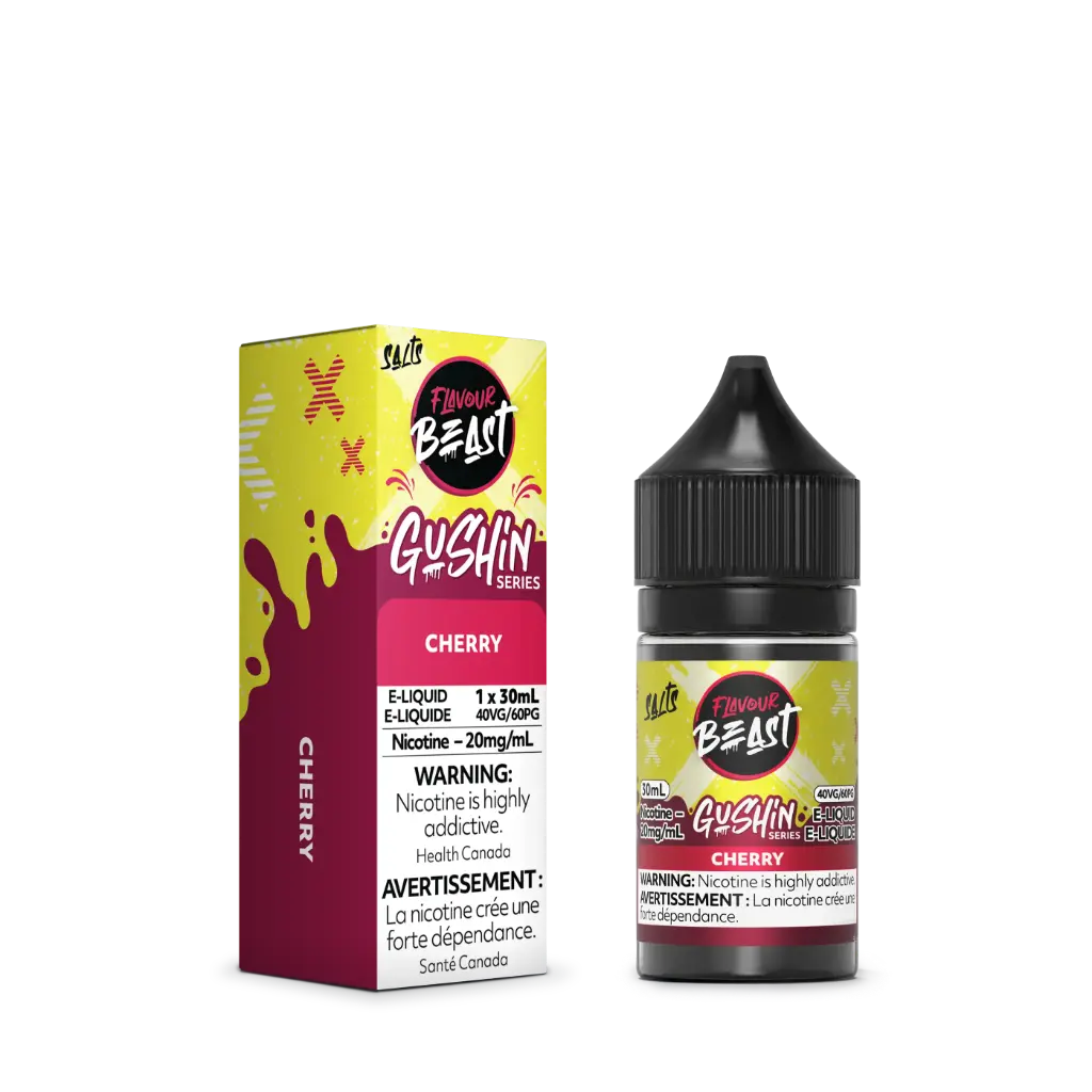 Flavour Beast Gushin & Sour Gushin E-Liquid- 30ML - Cherry