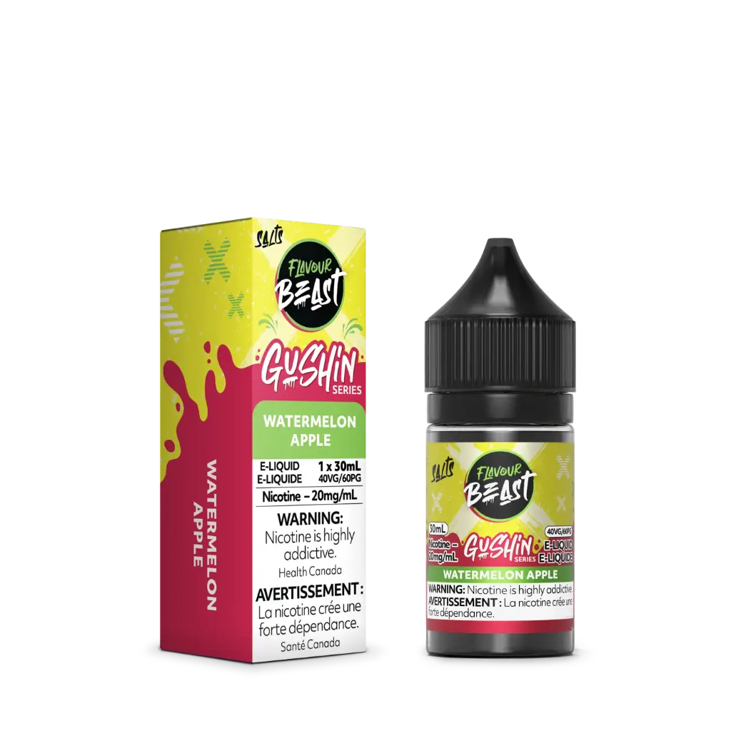 Flavour Beast Gushin & Sour Gushin E-Liquid- 30ML - Watermelon Apple