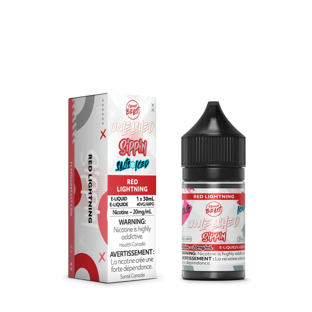 Flavour Beast Unleashed E-Liquid- 30ML - Red Lightning