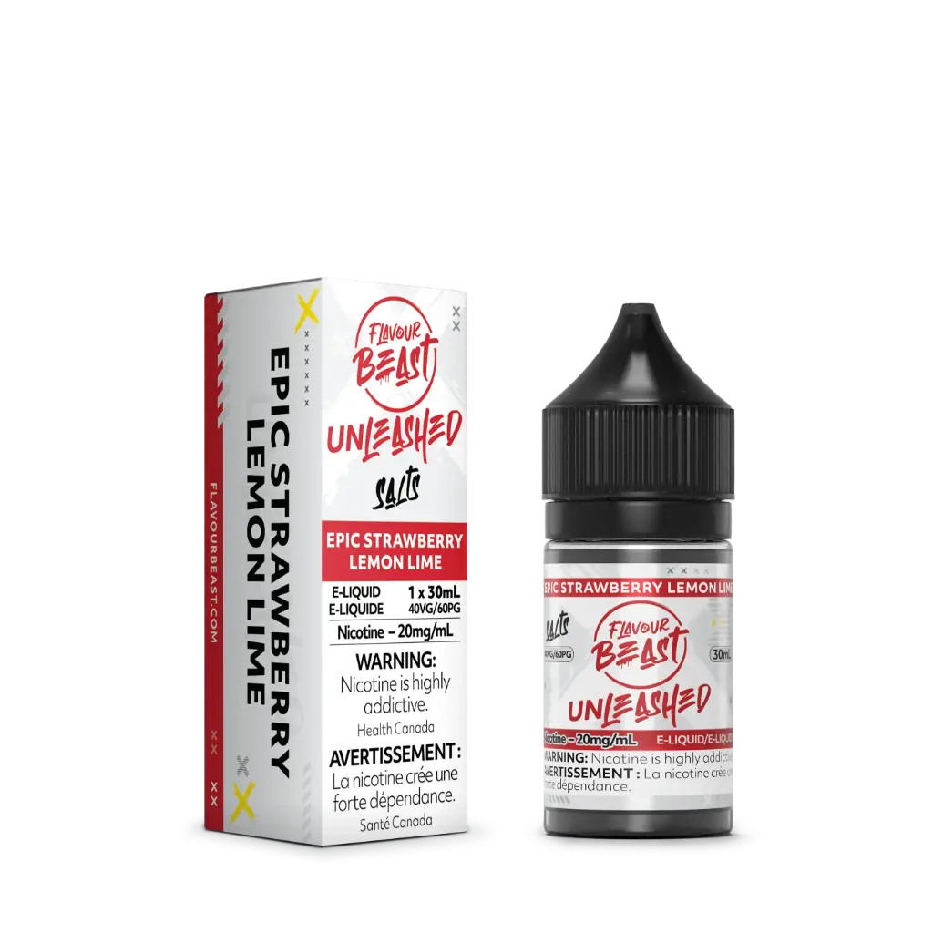 Flavour Beast Unleashed E-Liquid- 30ML - Epic Strawberry Lemon Lime