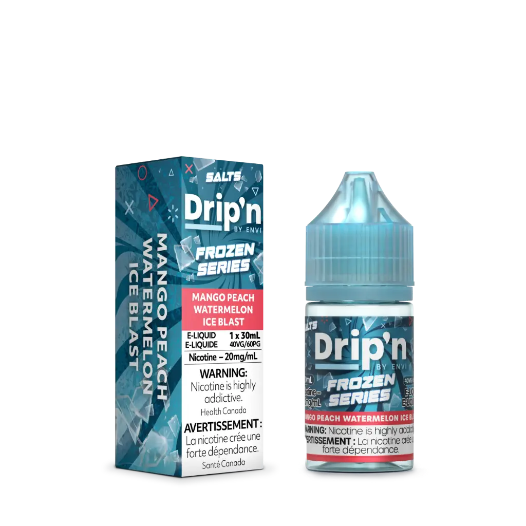 Drip'n E-Liquid Frozen Series- 30ml - Mango Peach Watermelon Ice