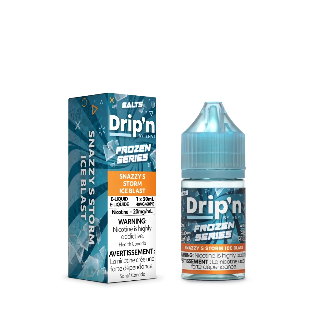 Drip'n E-Liquid Frozen Series- 30ml - Snazzy S Storm Ice