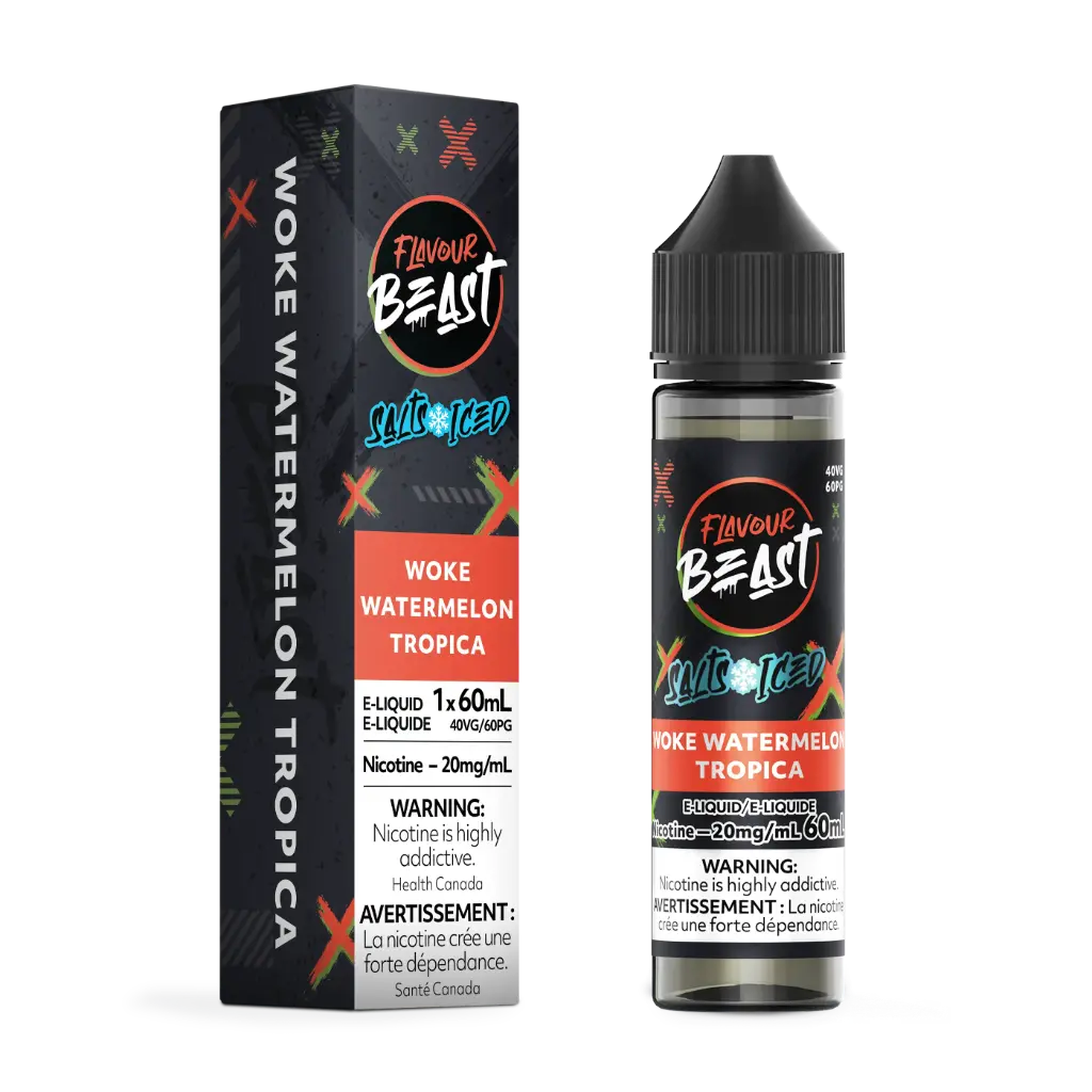 Flavour Beast E-Liquid- 60ML - Woke Watermelon Tropica