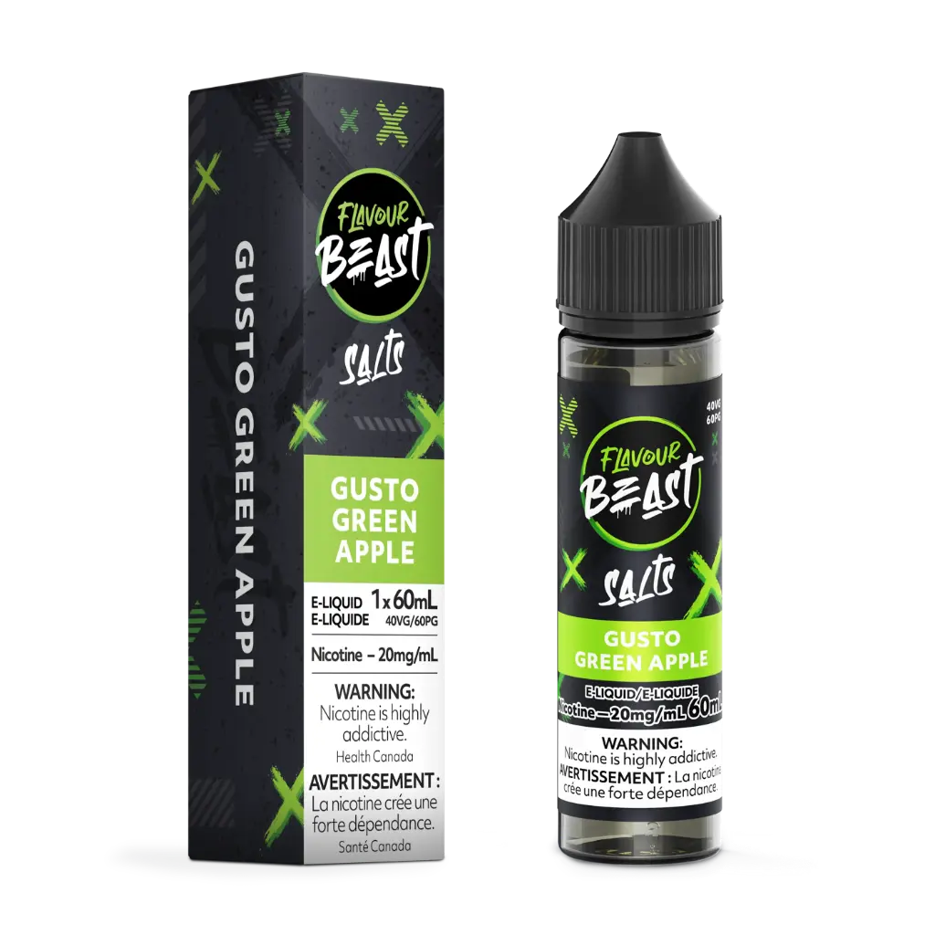Flavour Beast E-Liquid- 60ML - Gusto Green Apple