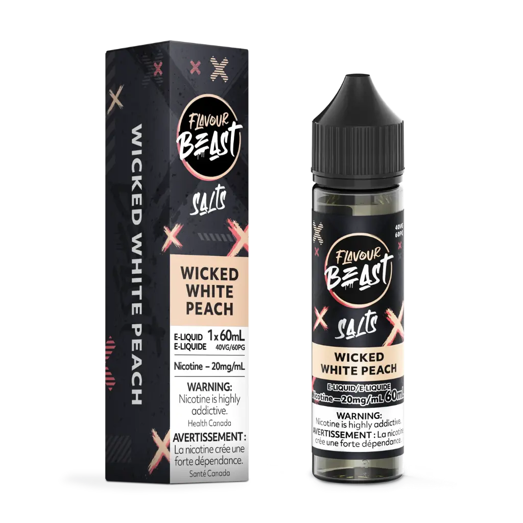 Flavour Beast E-Liquid- 60ML - Wicked White Peach