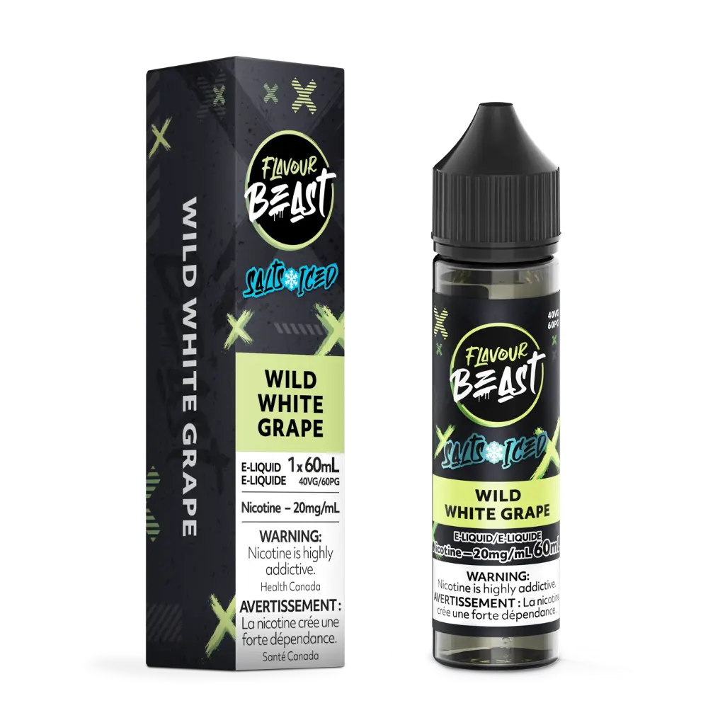 Flavour Beast E-Liquid- 60ML - Wild White Grape (ICED)