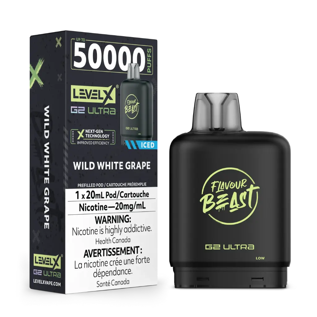 Flavour Beast G2 Ultra 50K POD (20ML) - Wild White Grape