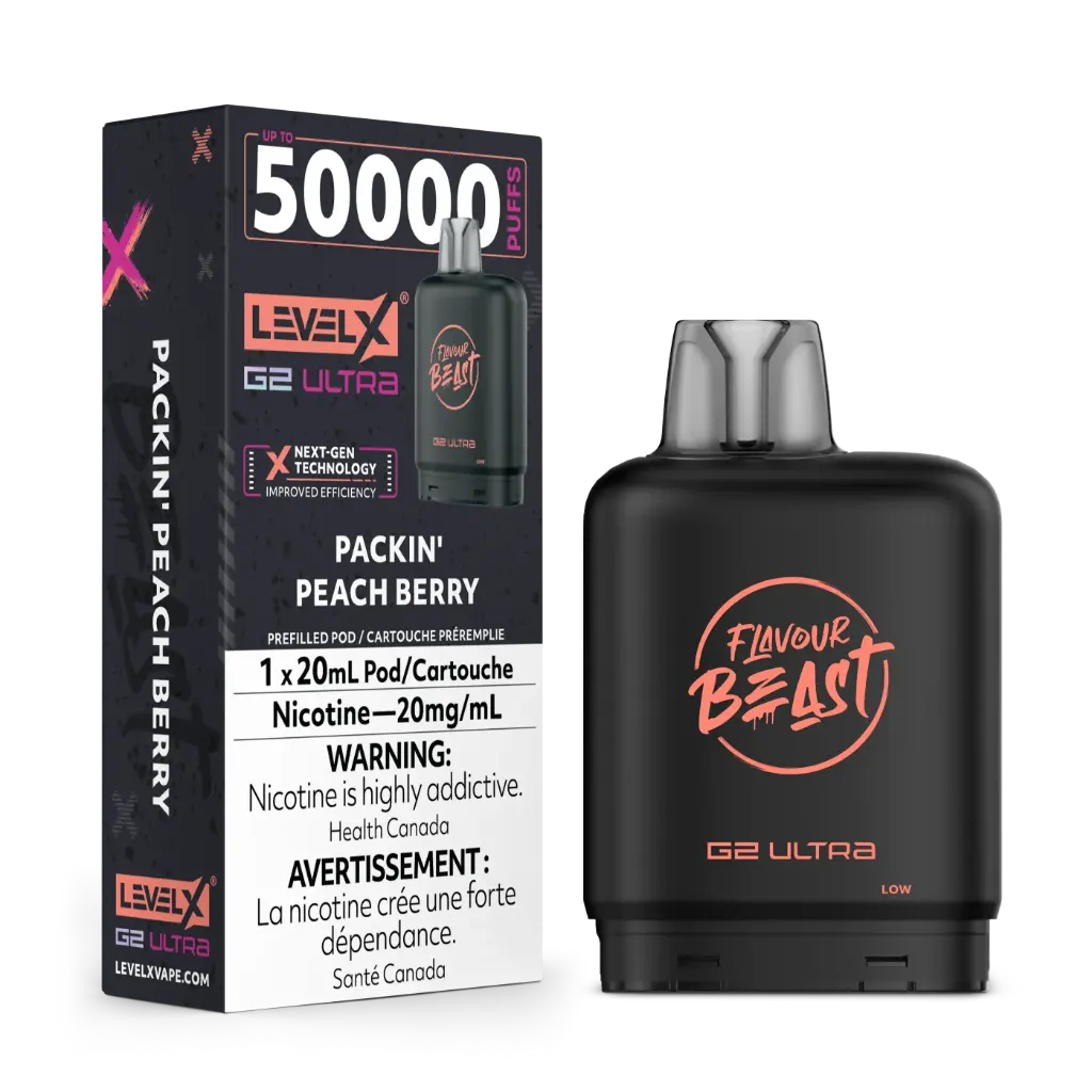 Flavour Beast G2 Ultra 50K POD (20ML) - Packin' Peach Berry