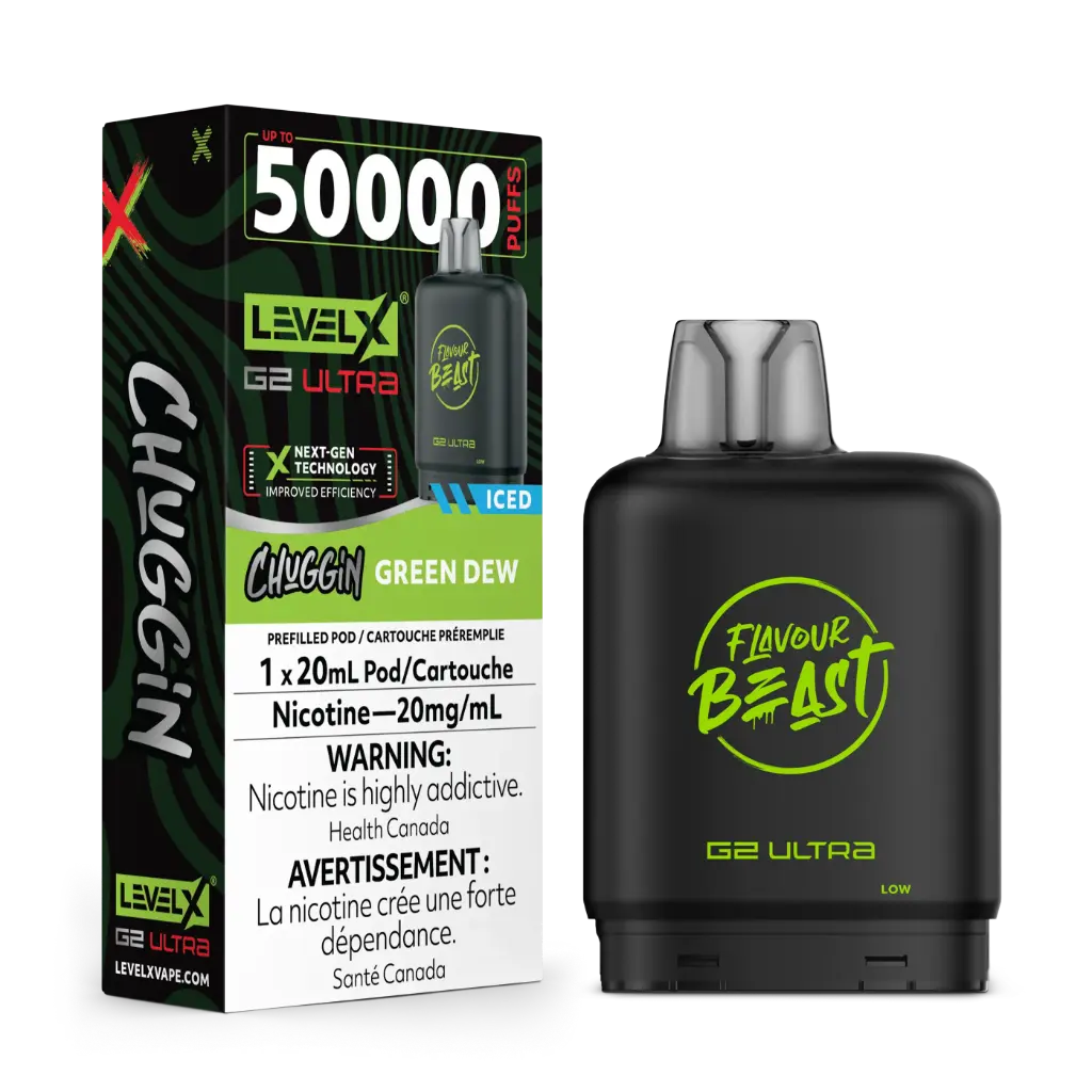 Flavour Beast G2 Ultra 50K POD (20ML) - Green Dew