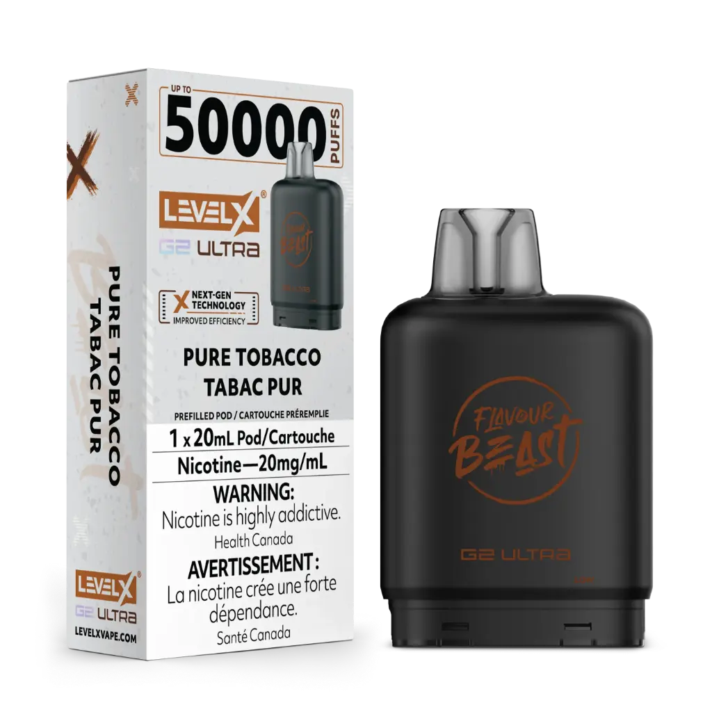 Flavour Beast G2 Ultra 50K POD (20ML) - Pure Tobacco