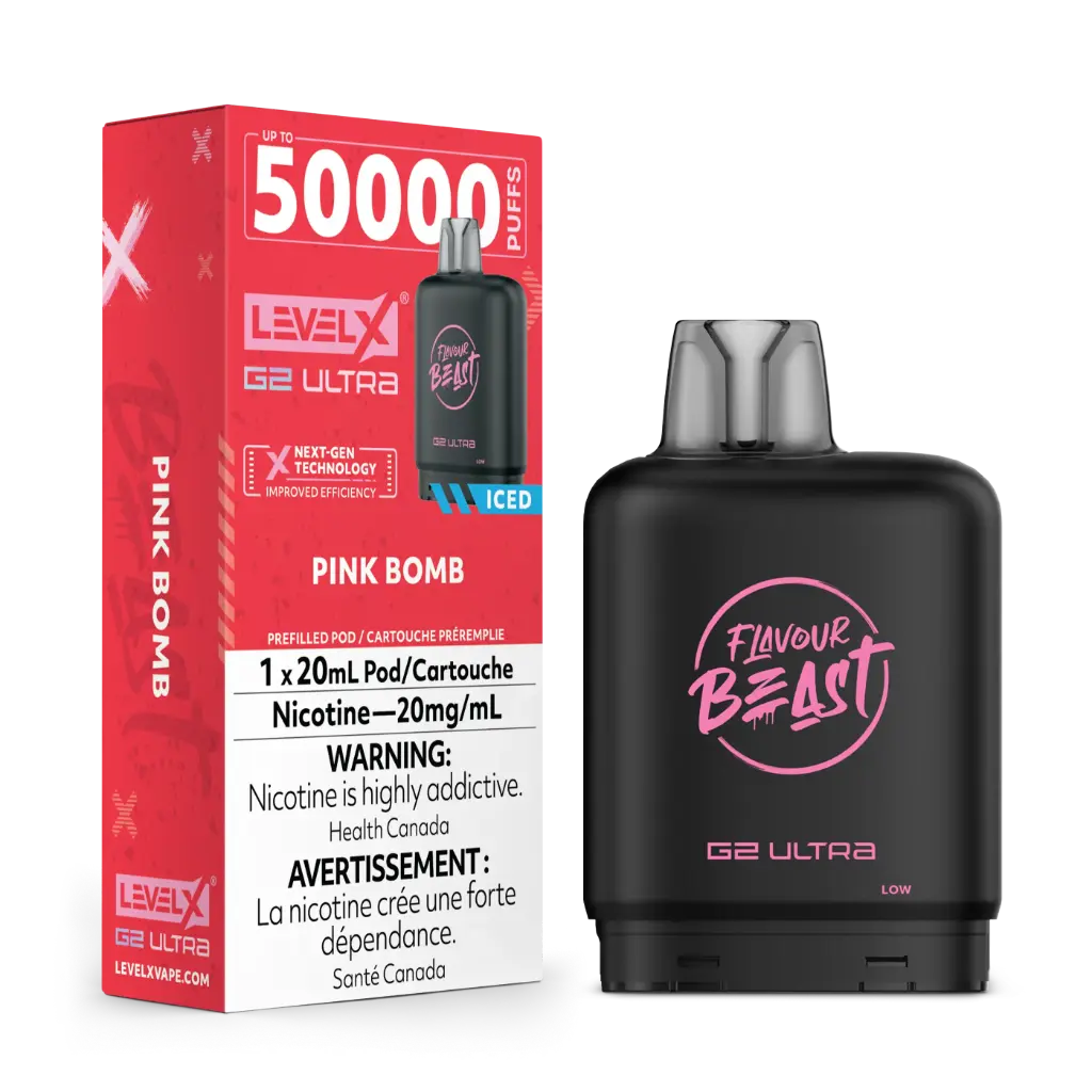 Flavour Beast G2 Ultra 50K POD (20ML) - Pink Bomb Iced