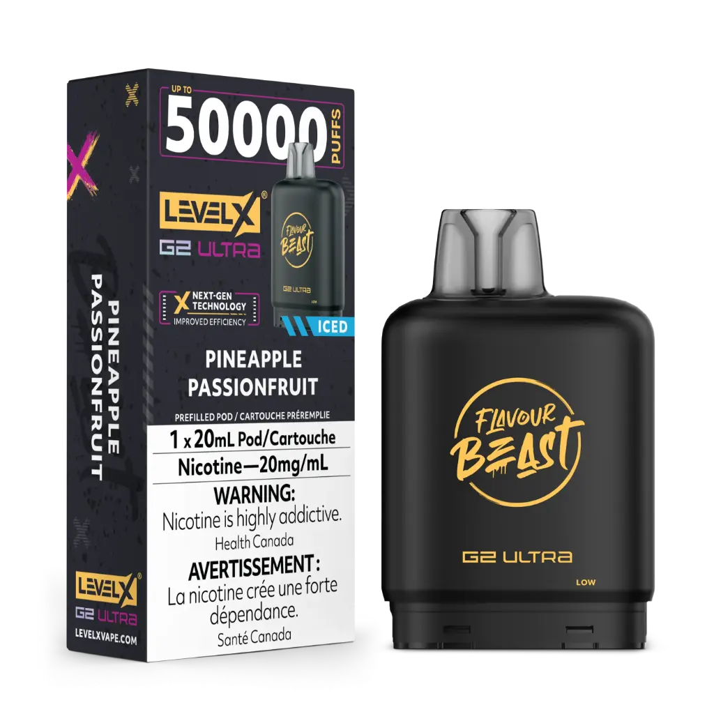 Flavour Beast G2 Ultra 50K POD (20ML) - Pineapple Passionfruit Iced