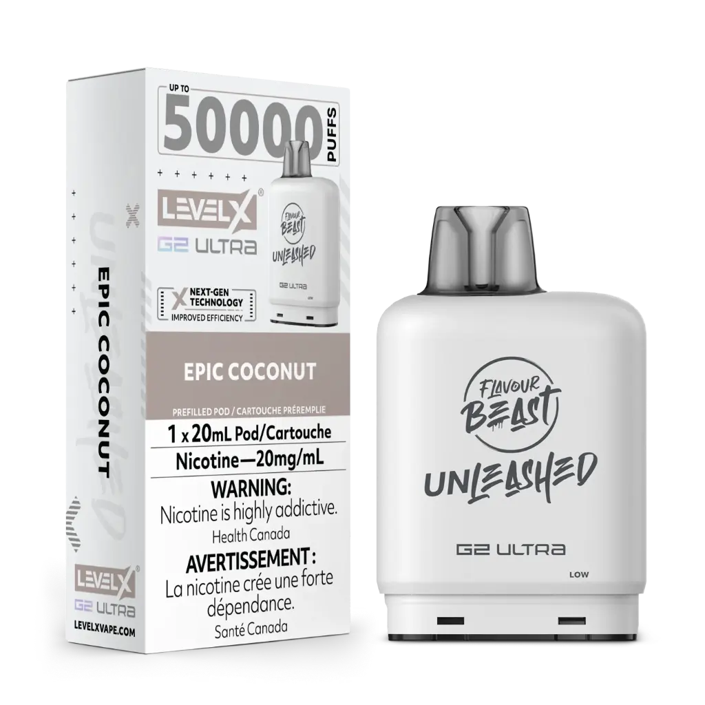 Flavour Beast UNLEASHED G2 Ultra 50K POD (20ML) - Epic Coconut