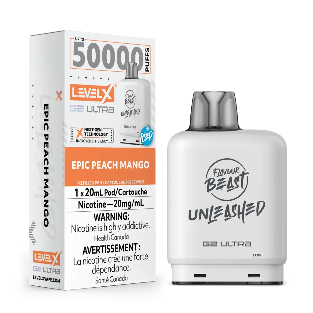 Flavour Beast UNLEASHED G2 Ultra 50K POD (20ML) - Epic Peach Mango