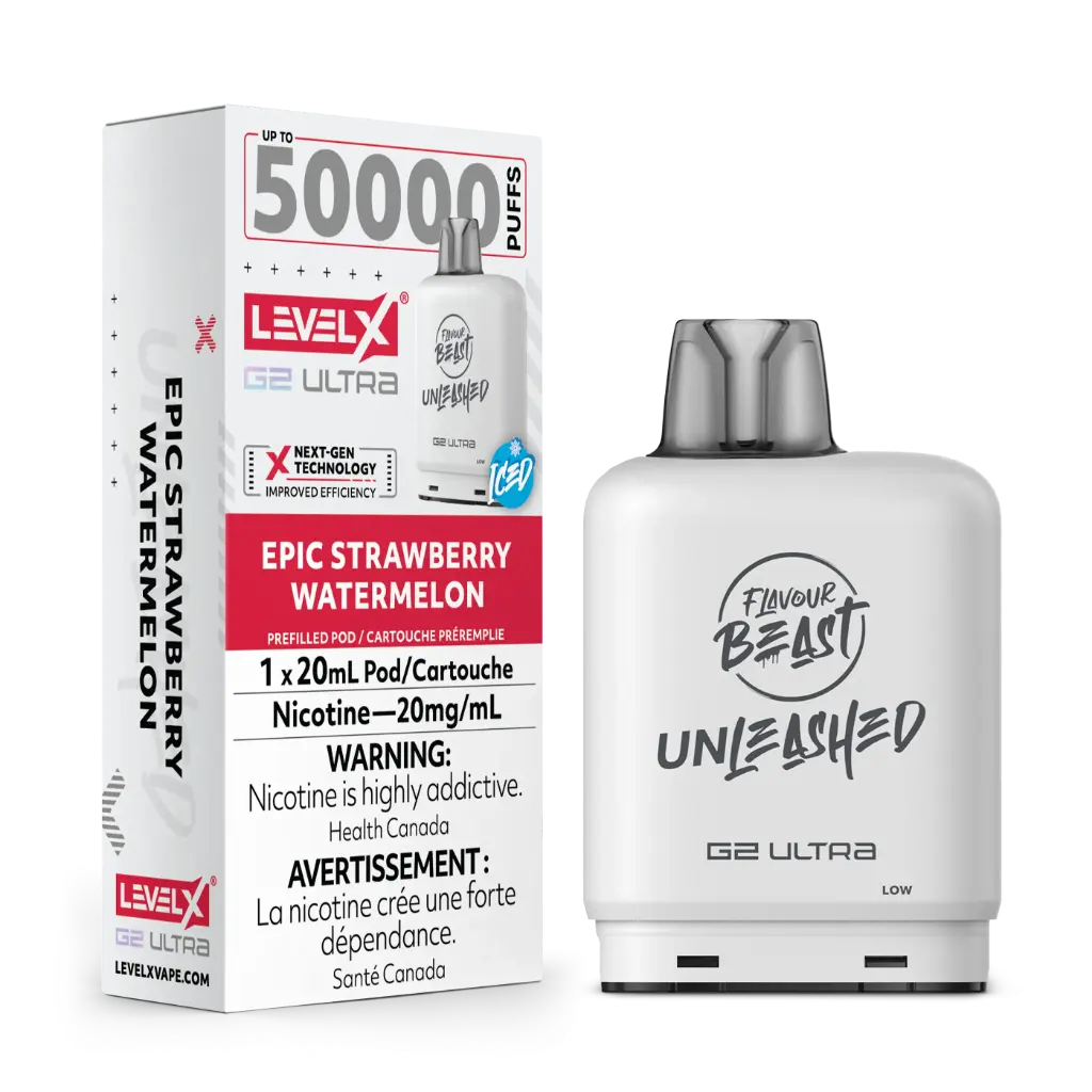 Flavour Beast UNLEASHED G2 Ultra 50K POD (20ML) - Epic Strawberry Watermelon