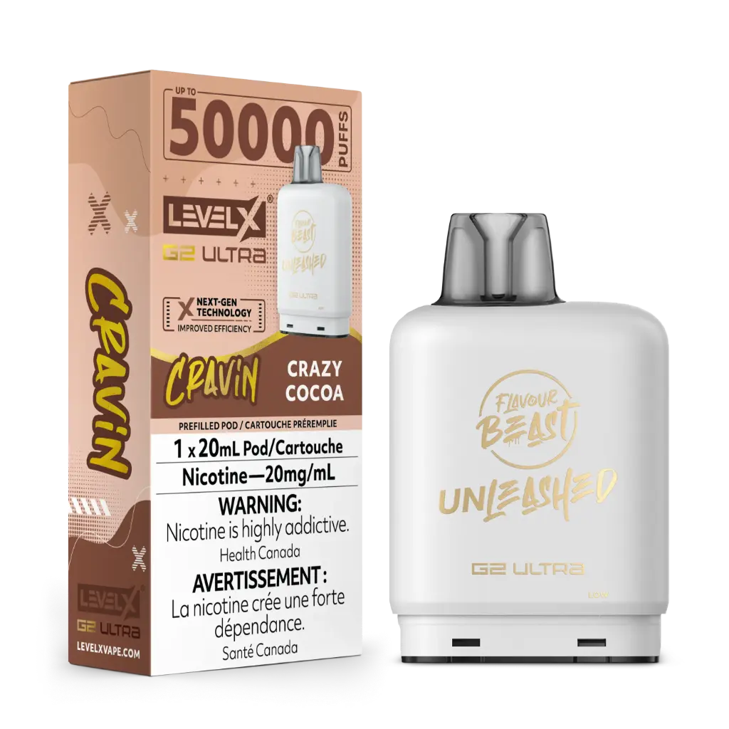 Flavour Beast UNLEASHED G2 Ultra 50K POD (20ML) - Cravin' Crazy Cocoa