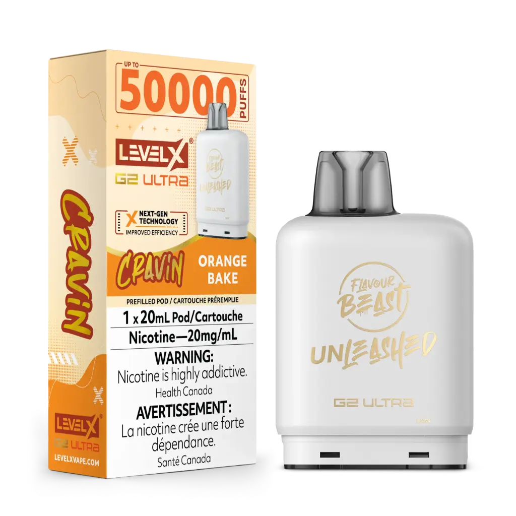 Flavour Beast UNLEASHED G2 Ultra 50K POD (20ML) - Cravin' Orange Bake